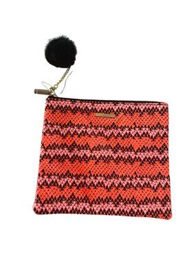 KESTREL Neon Orange Cosmetic Bag Pouch NEW